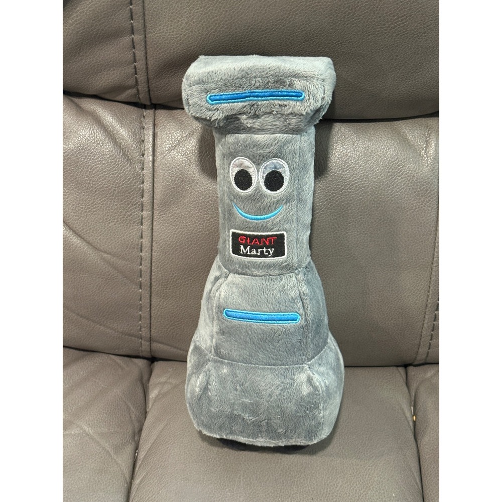 Giant Marty Plush Dog Toy Squeaker Vacuum Cleaner